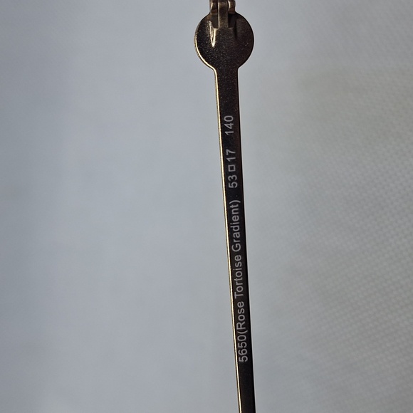 COACH H 5650 (Rose Tortoise Gradient) gr:53-17-140 Rx Frame, Pre-Owned - Picture 5 of 7